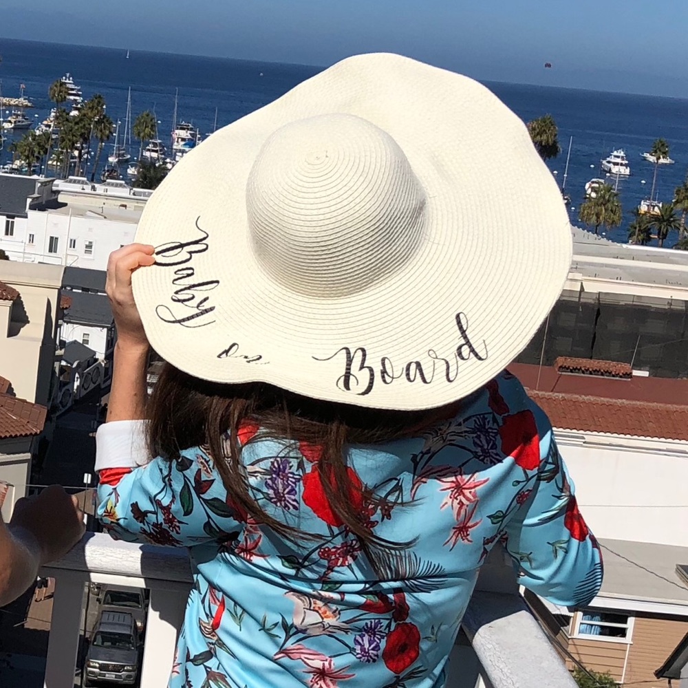 Baby on board sun hat